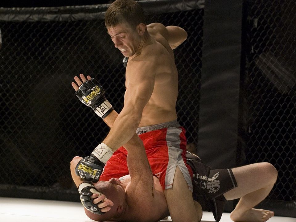 Ground & Pound Wrestler in action