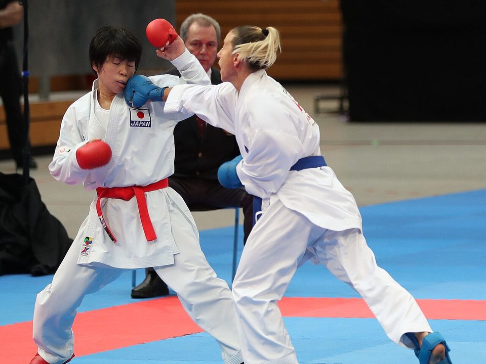 Karate in action