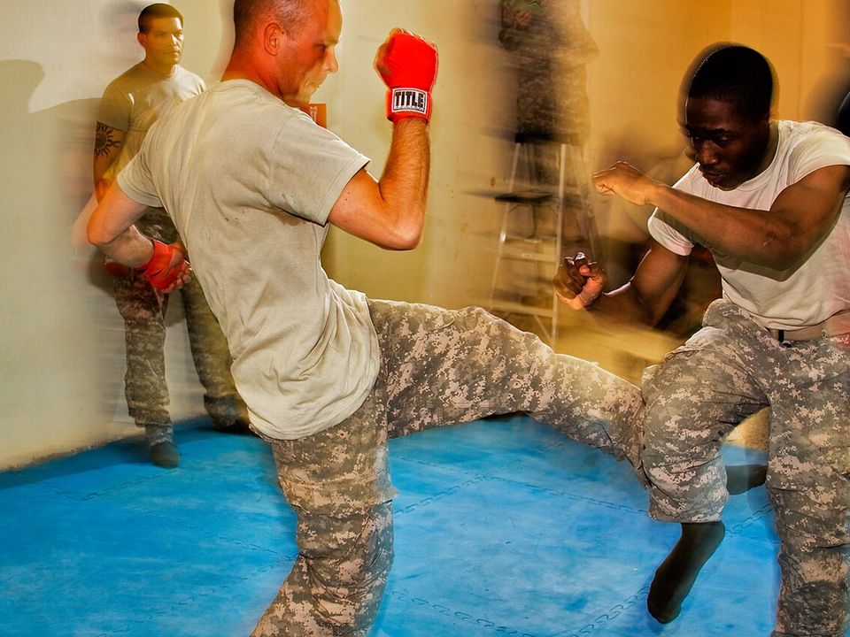 Wrestle-Boxer in action
